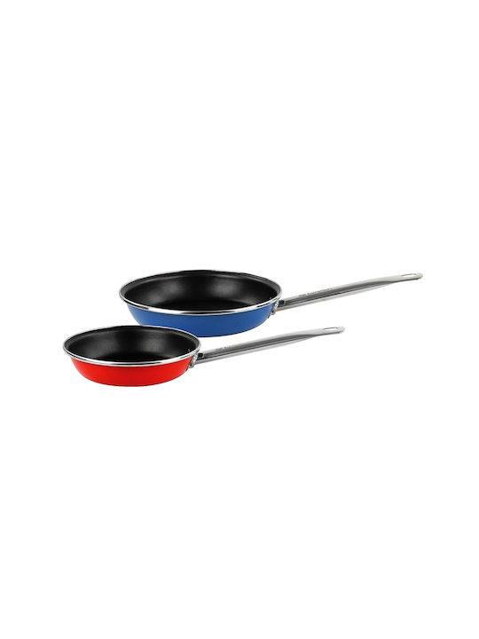 Benetton Rainbow Set de tigăi din aluminiu Multicolour 20.21.0723 2buc