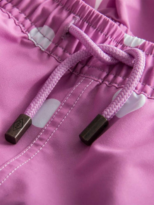 Pink Dot Men's Swimwear Shorts Pink with Patterns