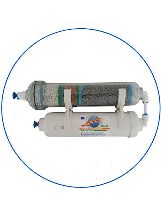 Aqua Filter Εξωτερικό Ανταλλακτικό Φίλτρο Νερού Ψυγείου Alkaline 2STR 2τμχ