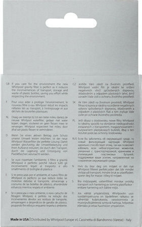 Φίλτρο Βρύσης Πόρτας Ψυγείου Whirlpool Original