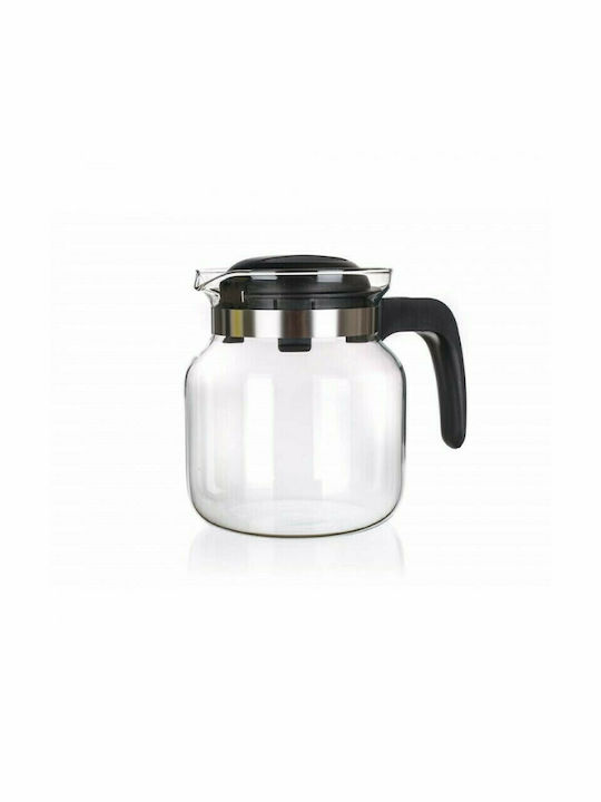 Simax Matura Tea Set Glass Black 1000ml 1pcs