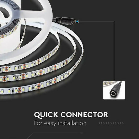 V-TAC LED-Streifen 24V Kaltweiß Licht 5m Typ SMD2835