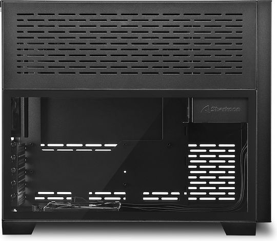 Sharkoon MS-Z1000 Gaming Midi-Turm Computergehäuse mit Seitenfenster Schwarz