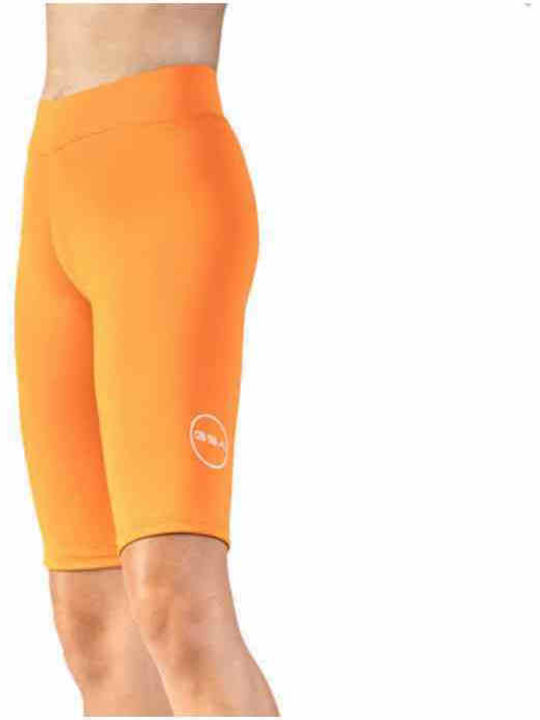 Up + Fit Performance 17-29036 Women's Bike Training Legging High Waisted Orange
