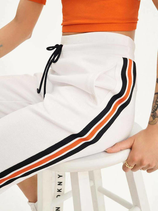 Pantaloni de Trening cu elastic Alb