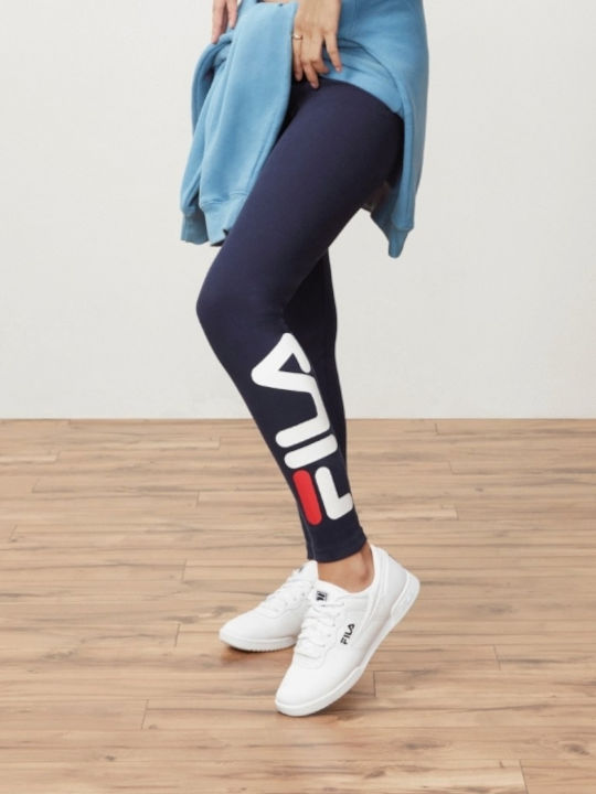 Adele Schulung Frauen Lang Leggings Hochgeschnitten Marineblau