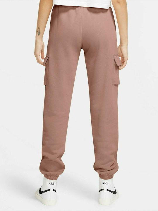 Nike Sportswear Essentials Pantaloni de trening pentru femei cu cauciuc Rose Whisper