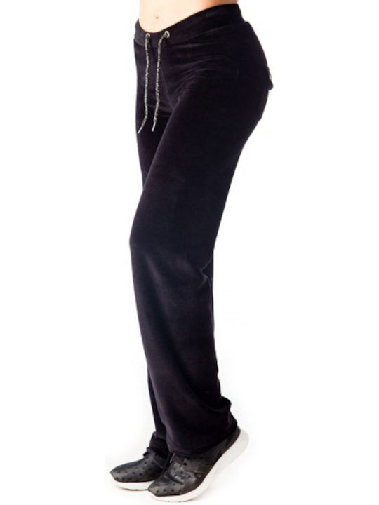 Sweatpants Velvet Black