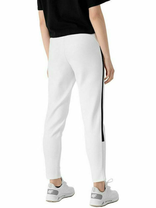 4F Damen-Sweatpants Jogger Weiß