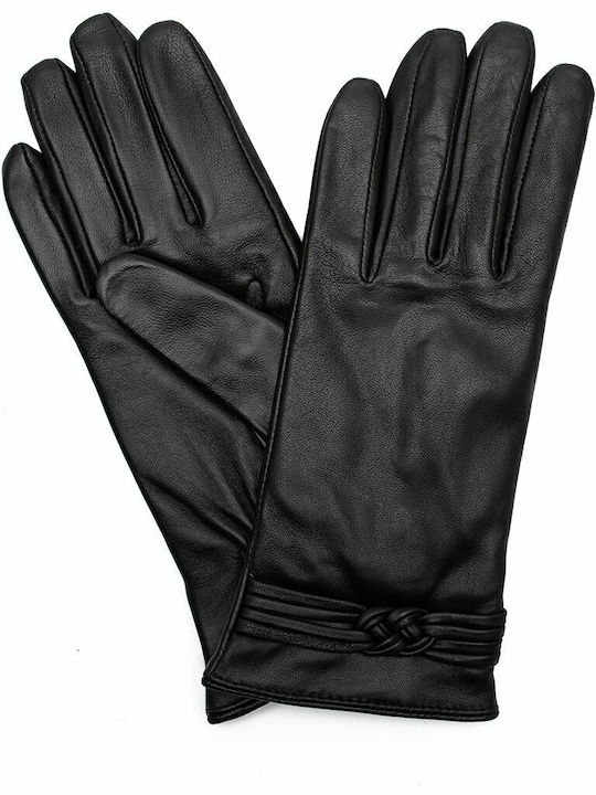 Women's Leather Gloves Black 98876
