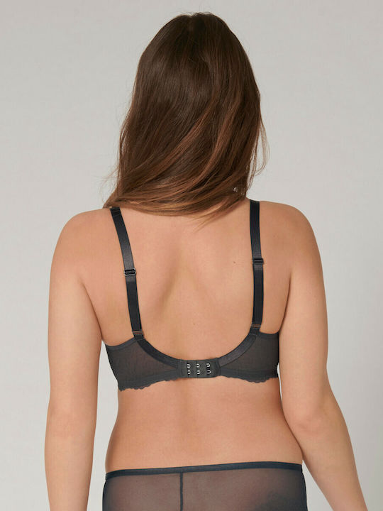 Mirage Spotlight W01 Minimizer Minimizer Bra without Padding Underwire Gray