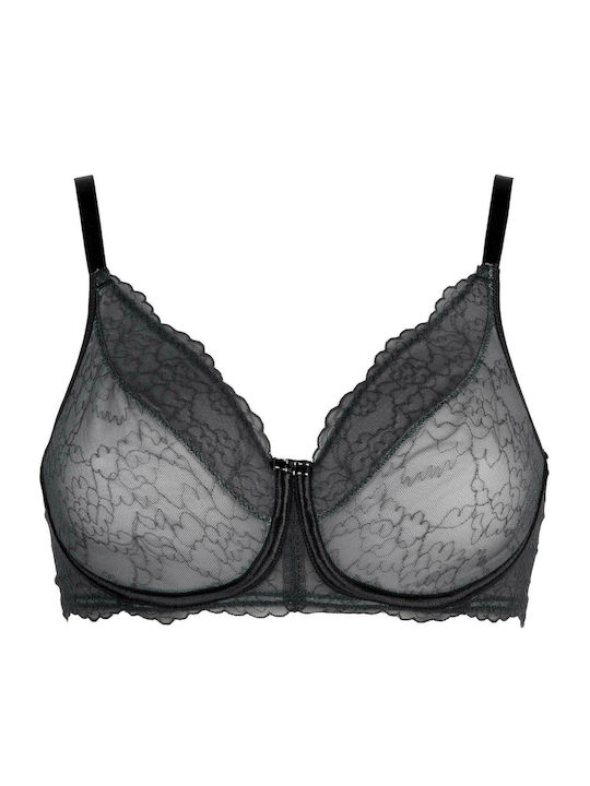 Mirage Spotlight W01 Minimizer Minimizer Bra without Padding Underwire Gray