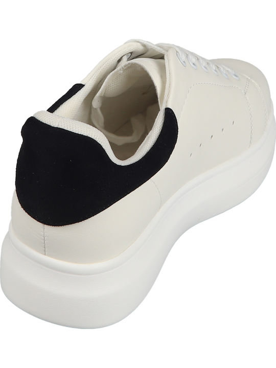 Damen Flatforms Sneakers Weiß