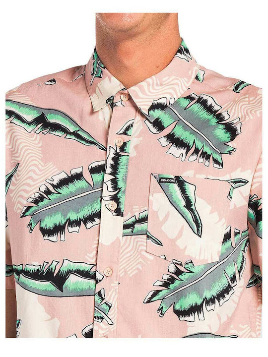 Detoonator Short-sleeved Cotton Shirt Floral Multicolour