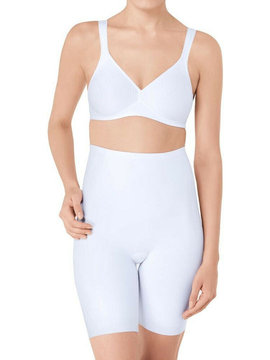 Modern Soft Cotton Bra without Padding without Underwire White