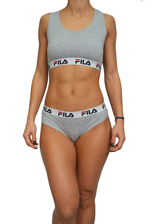 Women's Sports Bra without Padding Gray