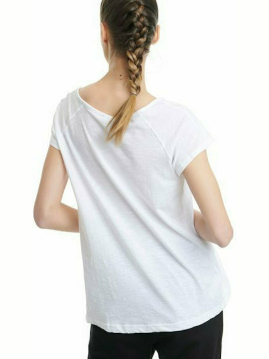 BodyTalk 1211-902628 Damen Sportlich T-shirt Weiß