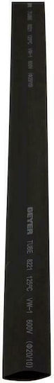 Geyer Heat-Shrink Tubing with Shrinkage Ratio 2:1 Black GST20B