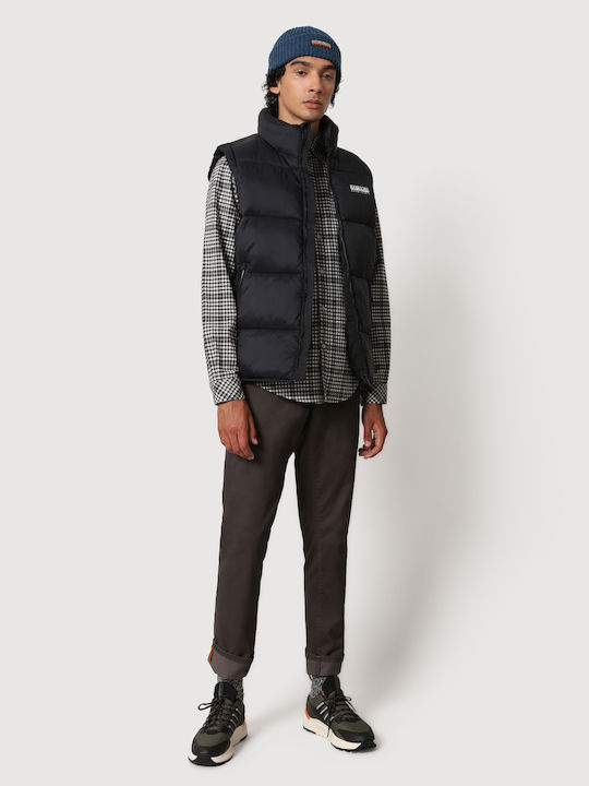 Gemian Long-sleeved Cotton Shirt Checked Navy Blue
