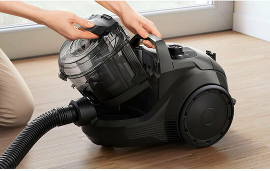 Bosch BGC21X200 Ηλεκτρική Σκούπα 550W με Κάδο 2lt Μαύρη