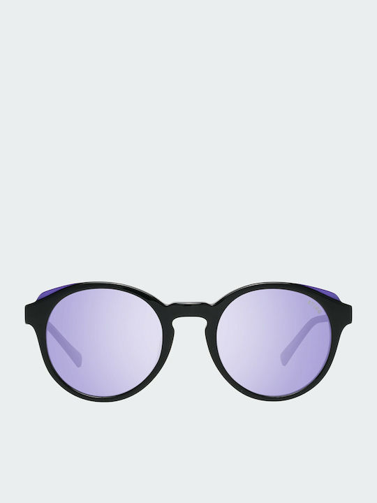 Sting Unisex Sunglasses with Black Plastic Frame and Black Lens SST131 C11V