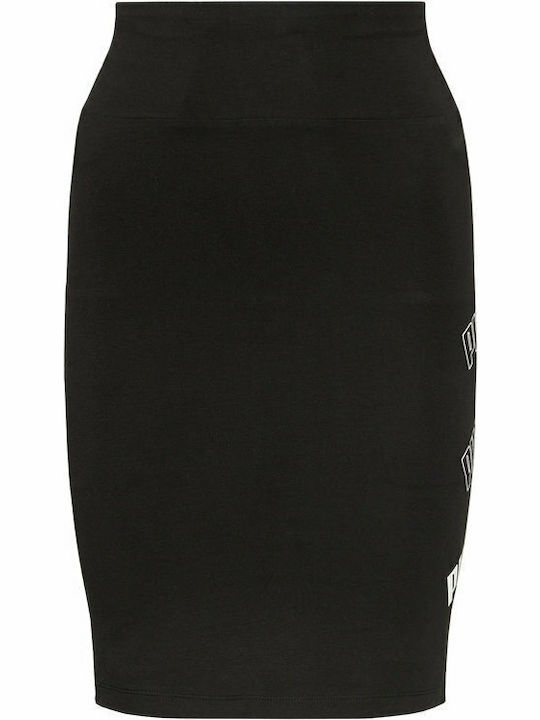 Amplified Women's Skirt-Shorts High-waisted Black