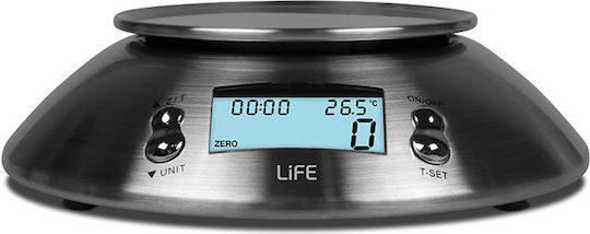 Life Mise En Place Digital Kitchen Scale with Bucket Up To 5kg Inox