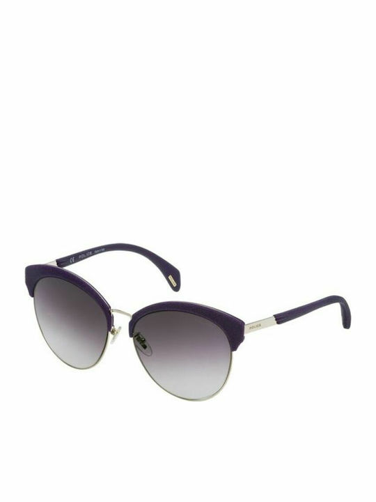 Police Sparkle 7 Feminini Ochelari de soare cu Albastru Cadru și Violet Degrade Lentilă