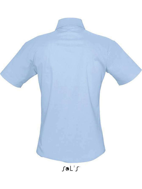 Elite Women's Monochrome Short Sleeve Shirt Light Blue