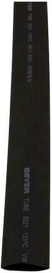 Geyer Heat-Shrink Tubing with Shrinkage Ratio 2:1 Black GST25B