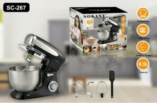 Sokany SC-267 Mixează 1300W cu Vas din Oțel Inoxidabil 6.5lt