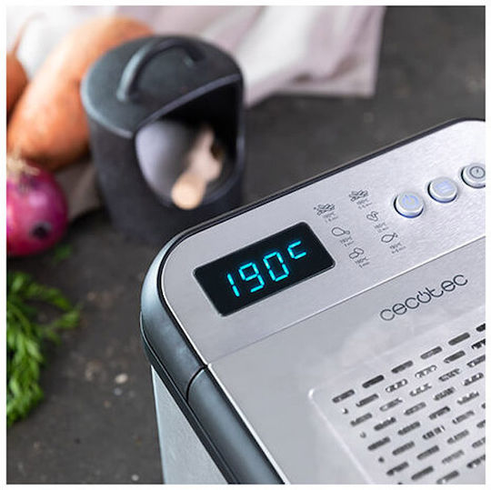 Cecotec Cleanfry Luxury 3000 Φριτέζα 3.2lt Ασημί