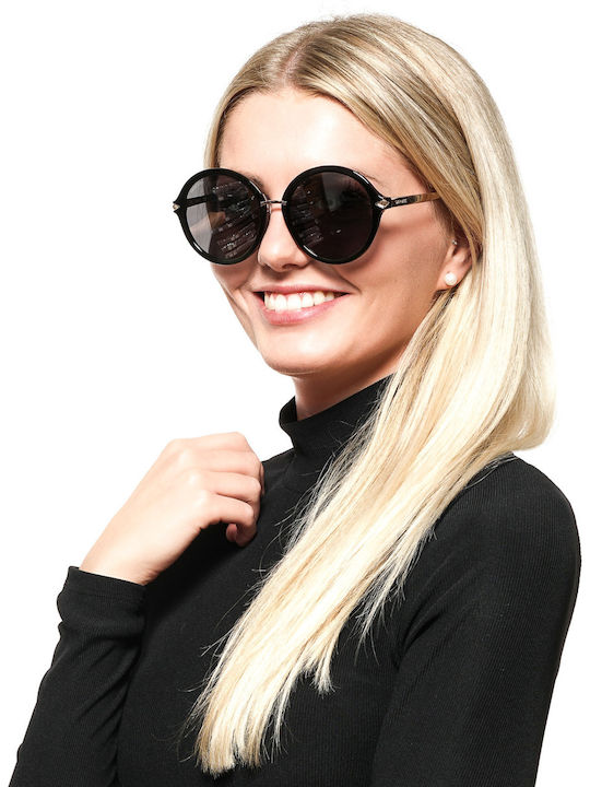 Swarovski Women's Sunglasses with Black Frame and Black Mirror Lens SK0184-D 01C