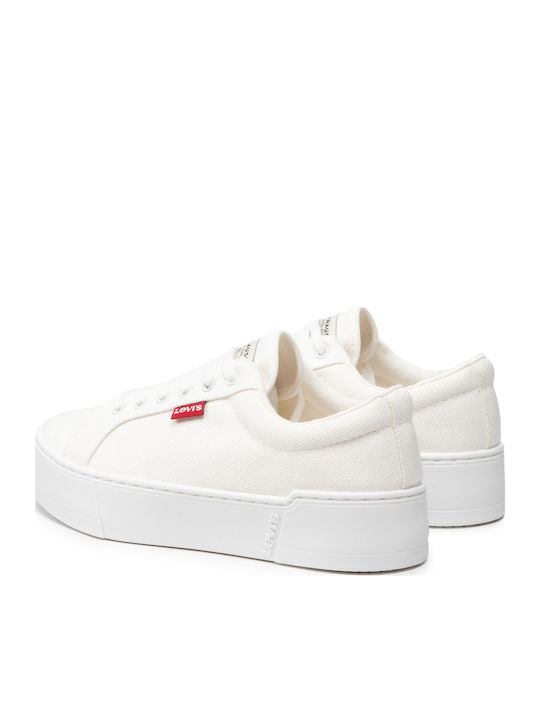 Tijuana Damen Flatforms Sneakers Weiß