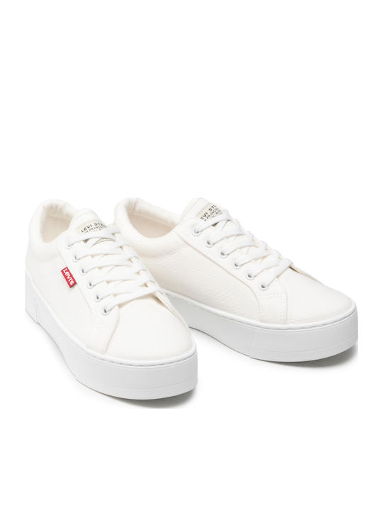 Tijuana Damen Flatforms Sneakers Weiß