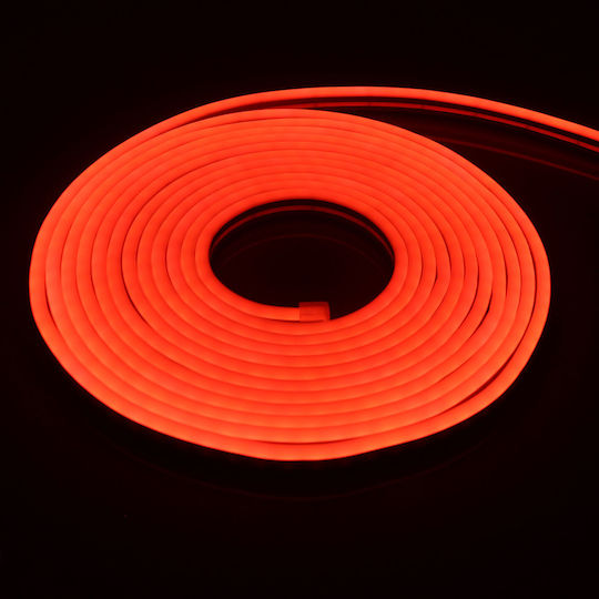 Αδιάβροχη Ταινία LED 12V Κόκκινο Φως 5m Neon Flex