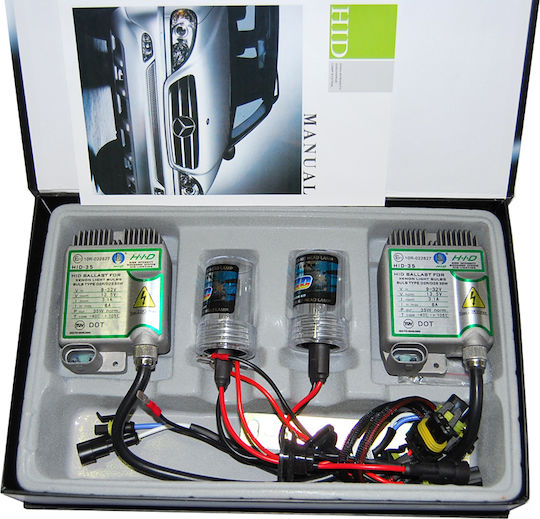 Autoline Xenon Σετ Φωτισμού Αυτοκινήτου HB1-9007 12V 6000K Ψυχρό Λευκό