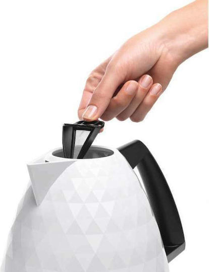 De'Longhi Brillante Βραστήρας 1.7lt 2000W Λευκός