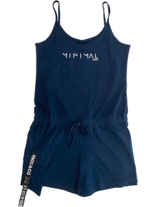 Women's Navy Blue One-piece Shorts