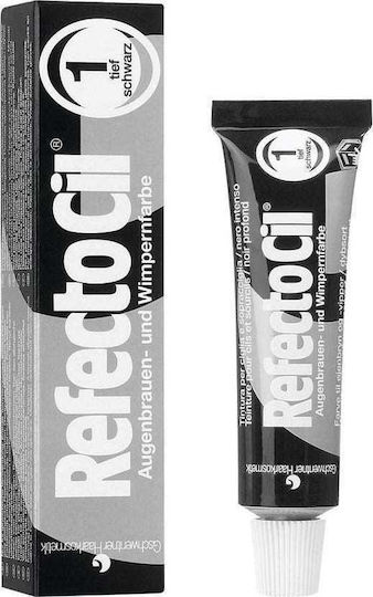 RefectoCil Eyelash And Eyebrow Tint Tint for Eyebrows 1 Pure Black
