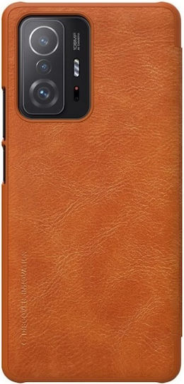 Nillkin Qin Book Synthetic Leather 0.2mm Brown (Poco M4 Pro 5G / Redmi Note 11s 5G)
