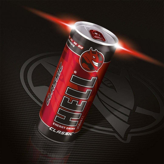 Hell Classic Energy Drink με Ανθρακικό σε Κουτί 250ml