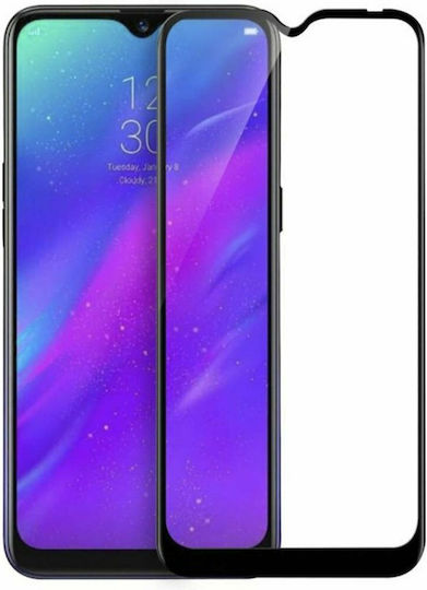 9D Full Glue Full Face Tempered Glass Μαύρο (Realme C11)