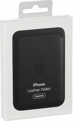 Apple Leather Wallet MagSafe Card Case Midnight