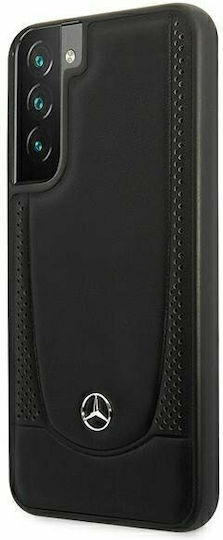 Mercedes-Benz Leather Urban Line Back Cover Leather Black (Galaxy S22+) MEHCS22MARMBK