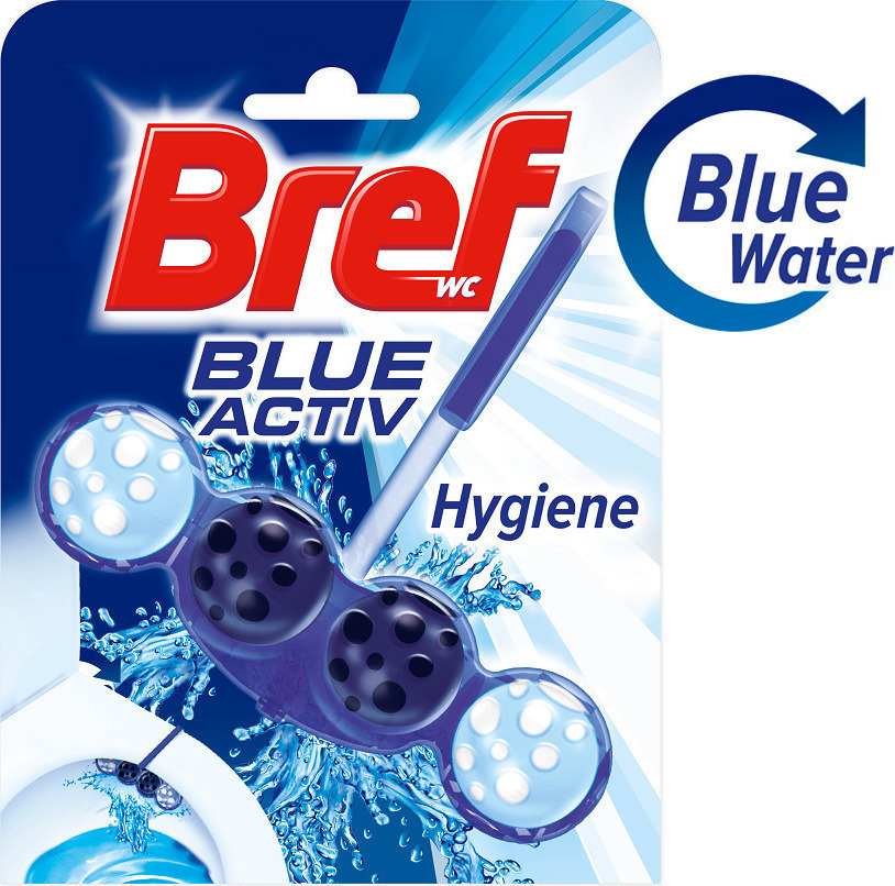 Bref Blue Activ+ Block Λεκάνης με Άρωμα Hygiene 50gr