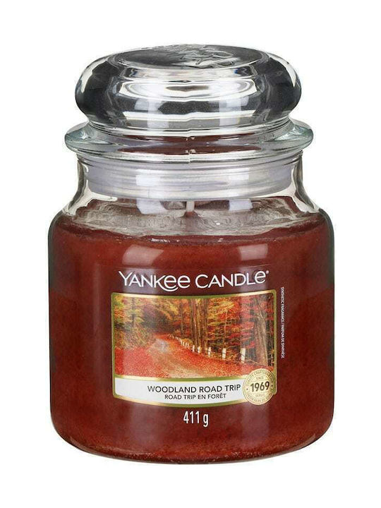 Yankee Candle Lumânare Aromată Borcan cu Aromă Excursie în pădure Cafea 411gr 1buc