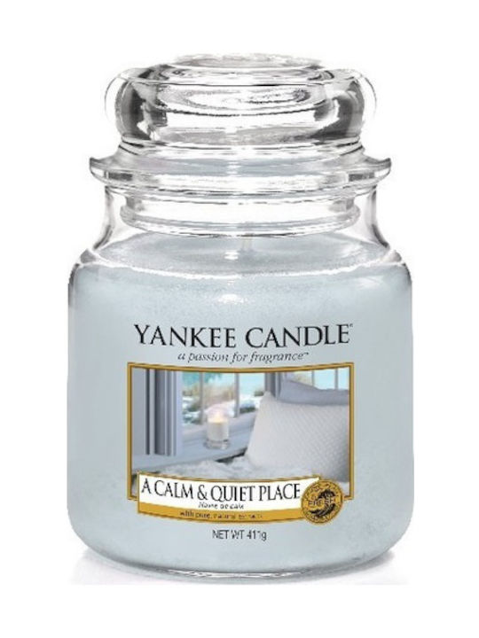 Yankee Candle Scented Candle with Scent A Calm & Quiet Place White 104gr 1pcs