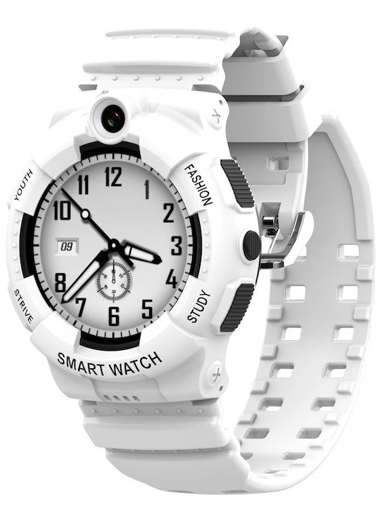 Wonlex Παιδικό Smartwatch KT25 4G με GPS & Κάμερα Λευκό