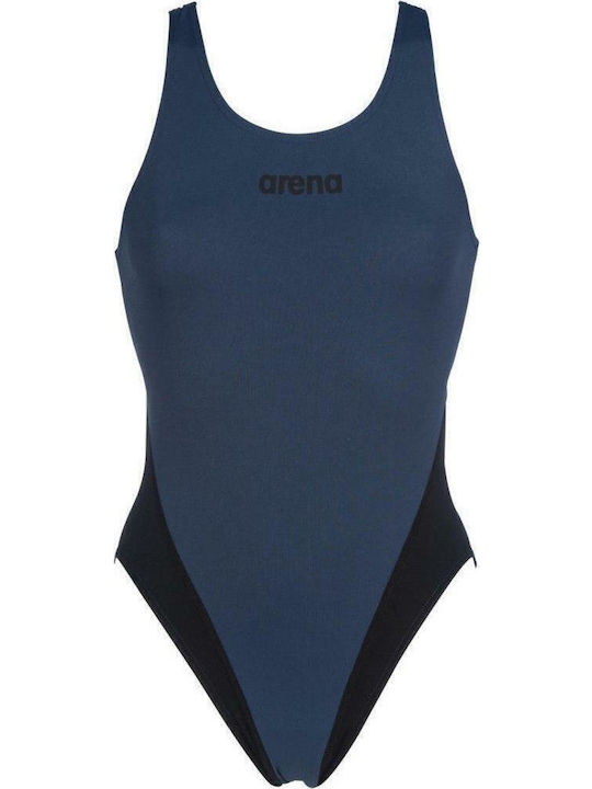Αθλητικό Ολόσωμο Μαγιό Navy Μπλε